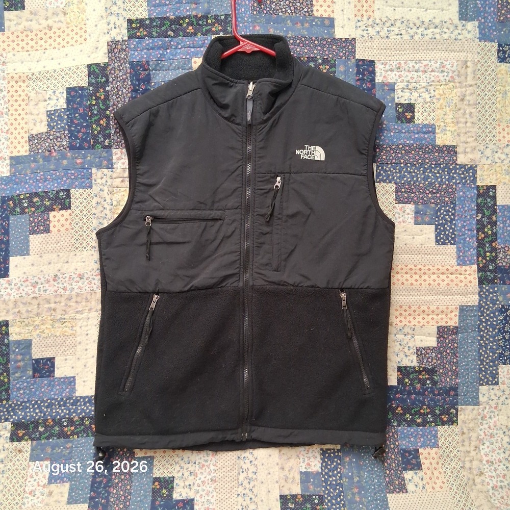 The North Face Denali Vest Mens M Medium Black Fleece Full Zip Outdoor Gorpcore